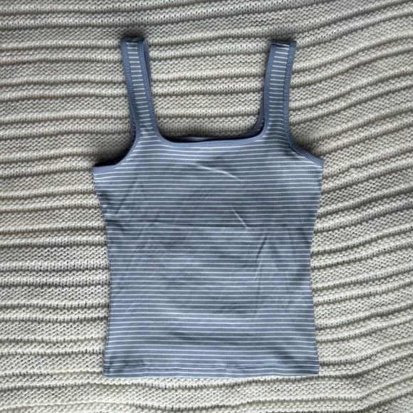 Hollister Tops - Hollister, Blue & White Striped Tank, Size XS